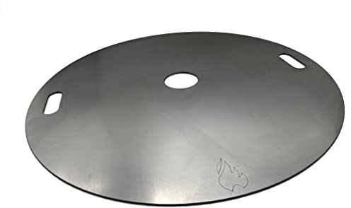 Feuerplatte Ø550 mm mit Griff passend für 57er Kugelgrill