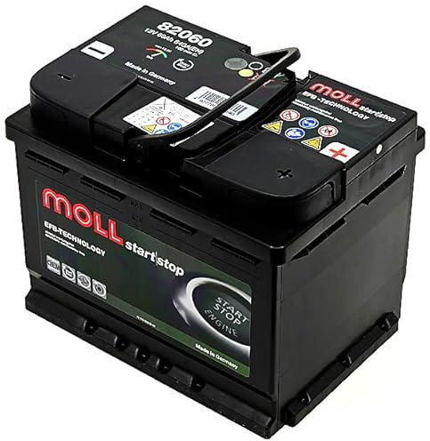 MOLL EFB start/stop Starterbatterie 12V Autobatterie (Moll EFB 82064)