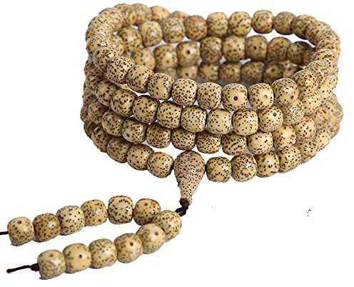 CASOTA Bodhi-Perlen-Armband, 108 Sterne, Mond, Bodhi-Armband, Perlen-Halskette, goldene Samen, Bodhi-Rosenkranz-Perlen for Männer und Frauen, Gebetsmeditation