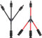 Dongge Solarstecker Y-Abzweig Paralleladapter 3 auf1 Solarmodulkabel Photovoltaik-Steckerverteiler