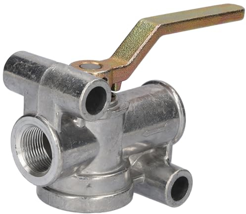 Absperrhahn mit Entlüftung M22x1,5 Absperrventil Druckluft Bremse Ventil LKW NFZ