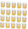 COLLBATH Pièces chope de bière LED pin pour Enfants épingles à bière menées épingles de noël épingle à nourrice Broche LED chope de bière goupille de chope de bière Briller Badge