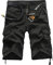 Basketball Shorts Herren Wandern Herren Shorts Sommer Gym Hose Herren Chino Shorts Herren Schwarz Kurze Jeans Herren Regular Fit Basketball Shorts Herren Chino Shorts Herren Stretch（1-Black，36）