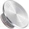 Syntus Aluminum Alloy Revolving Cake Stand, 12 Inch Cake Turntable for Decorating Super Smooth and Quiet Rotation Cake Decorating Stand for Party Wedding, Bright Silver Base