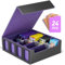 Hot Bee MTG Deck Box, Karten Aufbewahrungsbox für 2400 Karten, TCG Box, MTG Commander Deck Box, Sammelkarten Box mit 4 Verstellbaren Kartentrennern, Lila