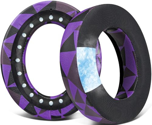 SOULWIT Gel de Refroidissement Mousse Coussin Coussinets pour Corsair HS75 XB HS70/Pro HS60/Pro HS50/Pro Gaming Casques avec Mousse d'isolement de Bruit à Haute densité