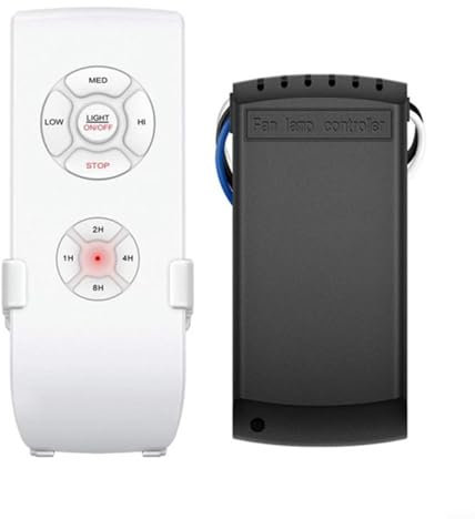 CNANRNANC WiFi Kabellose Fernbedienung Deckenventilator Lampe Für Tuya WiFi Smart Home Deckenventilator Fernbedienungsset Decke Fan Licht APP Fernbedienung Kit (220V(175V-265V))
