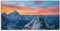 Paul Sinus Wandbild auf Leinwand in 120x60cm Sonnenaufgang Berge Schnee Alpen Himmel Panorama Kunst