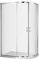 Contemporary 5mm Toughened Safety Glass Offset Quadrant Shower Enclosure - 1200 x 900mm - Chrome - Balterley