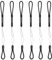 NVGVUP Handschlaufe Lanyard Verstellbares, 12 Stück Nylon Handgelenkriemen Lanyard und Finger Lanyard, Universal Paracord Handschlaufe Kurz für Kamera, Handy, Taschenlampe, USB-Stick, Schlüsselbund