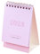 STOBOK Tischkalender 2023 schülerkalender büroartikel schulkalender bürogadges Ästhetik des Schreibtischdekors Retro-Klappuhr dekorativer Kalender aus Papier Zeitplan Papierkalender Rosa
