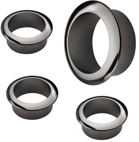 Qrity 4 Pièces Rangements de Câbles Ø30 mm Plastique Passage de Câble Oeillet de Bureau Couvercle de Trou de Fil de Câble pour Table de Bureau