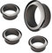 Qrity 4 Pezzi Foro Passacavo da Scrivania Diametro 1,2 Pollice (30 mm) ABS Copriforo Cavo PC Scrivania Passacavo in Plastica Cavo, Organizzatori Copri Foro Cavo