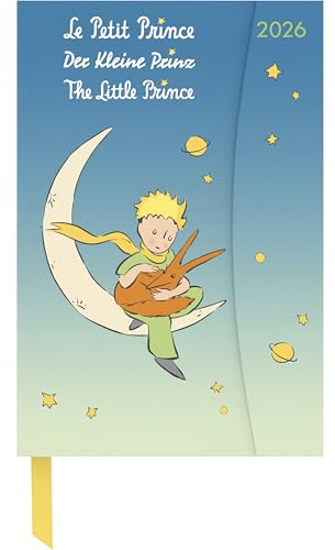 teNeues - Der kleine Prinz 2026 – Buchkalender 10x15 cm | Kompakter Wochenkalender mit Magnetverschluss für Fans von Antoine de Saint-Exupéry: Magneto Diary