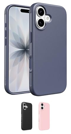 Belkin SheerForce Protect MagSafe Compatible iPhone 17 Case with Slim Design & Anti-Scratch Treated Coating - Magnetic, Transparent, & Shockproof Protective iPhone Case - Blue