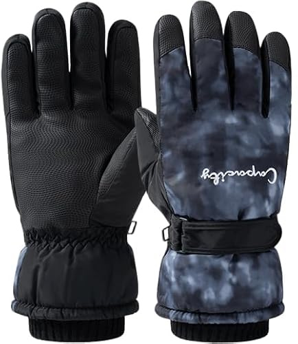Eohak Warm Ski Gloves for Men Women Water-Repellent Windproof Snowboarding Gloves for Cold Weather