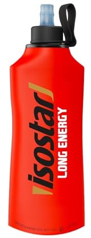 Isostar – Botella de vacío flexible 500 ml – Running, Trail, Ciclismo: Long Energy +3H