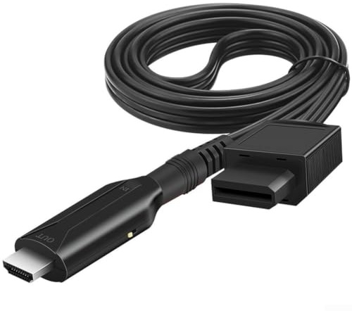 for wii to Converter Cable 1080P HD Adapter for Nintendo for wii U - Full Digital Video Audio Output for Smart TV Monitor Projector All Display Modes Black 1M