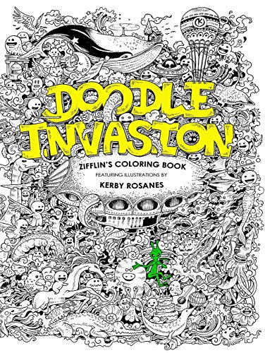 Doodle Invasion: Zifflin's Coloring Book
