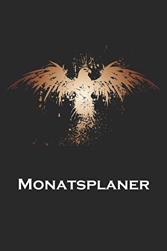 Monatsplaner: Monatsplaner, Termin-Kalender | Geschenk-Idee für Adler Fans | A5 | 120 Seiten