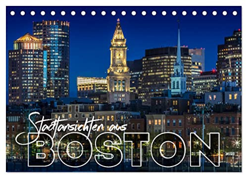 Stadtansichten aus Boston (Tischkalender 2026 DIN A5 quer), CALVENDO Monatskalender: Sehenswürdigkeiten und idyllische Orte (CALVENDO Orte)