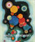Wassily Kandinsky Edition Kalender 2024. Kunstvoller Wand-Kalender mit abstrakten Kunstwerken im Bauhaus-Stil. Großer Kunst-Kalender 2024 im Hochformat. 46x55 cm.