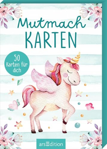 Mutmachkarten – Einhorn: Kartenbox mit 50 Affirmationskarten | für Kinder ab 3 Jahren