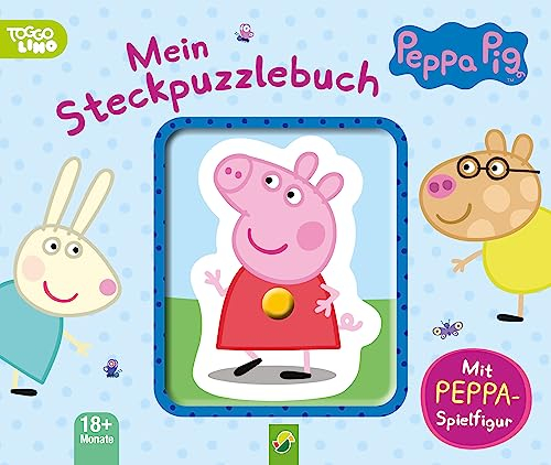 Peppa Pig Mein Steckpuzzlebuch: Mit Peppa-Spielfigur für Kinder ab 18 Monaten