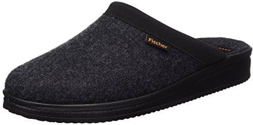 Fischer Herren Andy Pantoffeln, Schwarz (Anthrazit 205), 43 EU