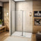 140x200cm Walkin Duschabtrennung 8mm Nano-glas Duschwand Dusche mit 30er Seitenwand