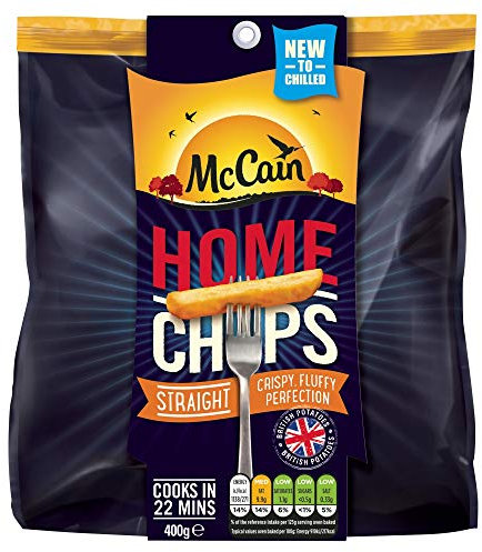 McCain Straight Cut Home Chips, 400g