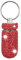 Bling Bling Pillenbox Schlüsselanhänger,MoreChioce Glitzer Strass Aluminiumlegierung Pille Fall Mini Pillendose Tragbare Pillenbehälter Schlüsselring Wasserdichte Pillenhalter Schlüsselbund,Rot