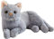 TOYANDONA Cat Plush Toy Stuffed Animal Lifelike Cats Doll Kitten Farm Animals Stuffed Toys Birthday Gifts for Kids Boys and Girls -Grey
