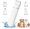 4 en 1 Tondeuse Chien Professionnelle: Silencieuse Tondeuses pour Chiens Étanchéité IPX7,Sans Fil Fondeuse Toilettage pour Animaux avec Câble USB Rechargeable pour Chat et Autres Animaux (Blanc)