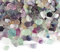 huianer Cristaux de fluorite de 0,5 kg, pierres de gravier d'aquarium en verre de quartz écrasé pour remplissage de vase, plantes d'aquarium, décoration de jardin