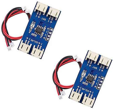RAKSTORE CN3163 Lot de 2 mini panneaux solaires Li-Po pour chargeur de batterie au lithium avec câble
