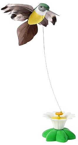 DONGKER Interaktives Feder Katzenspielzeug, Elektrisches automatisches Katzen Spielzeug Intelligenz Selbstbeschäftigung Cat Toys für Katzen, Kätzchen, Kleintiere