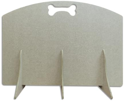 Dog Stopper or Dog Gate Pet Barrier For Stairs, Patio, Indoors, Puppy Blocker. 75cm Wide 54cm High, 3 Unique Feet, No Need For Drilling Self Assemble, Light Weight (75cm x 54cm)