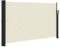 vidaXL Toldo Lateral retráctil Crema 120x500 cm