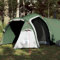 Annlera Tunnelzelt 3 Personen Grün Campingzelt inkl. Vordach & Boden Zelt mit Schlafkabine Camping Wasserdicht Outwell Zelt Strandzelt 370x185x116 cm