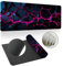 Hixingo Tappetino Mouse, 3D Crepa Tappetino Mouse XXL/XL/L, Tappetino Mouse Gaming con Base in Antiscivolo e Bordi Cuciti, Mouse Pad per Casa Ufficio (1200x600x3mm,Rosa)