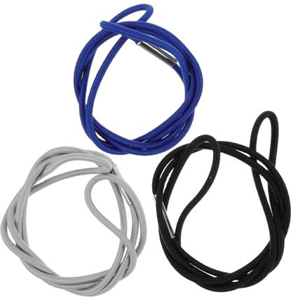 LALADEFIEE 3pcs Elastic Trash Can Bands Rubber Fasteners for Garbage Bags Versatile Fit for Household Waste Bins Heavy Duty Design Multiple Colors