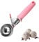 Ice Cream Scoop Stainless Steel Fruit Scoop, Large Sized (5.8cm/2.3in) Multi-Purpose Stainless Steel Scoop with Easy Squeeze Trigger - Perfect for Ice Cream, Melon, Mashed Potatoes and Muffins.