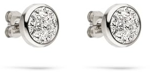 s.Oliver Damen Schmuck – Creolen & Ohrstecker mit funkelnden Steinen in verschiedenen Farben – Stilvoll, Modern & Alltagstauglich– Perfekte Geschenkidee
