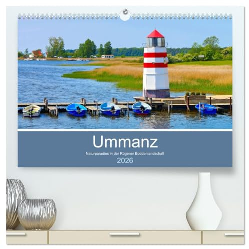 Ummanz - Naturparadies in der Rügener Boddenlandschaft (hochwertiger Premium Wandkalender 2026 DIN A2 quer), Kunstdruck in Hochglanz: Rügeninsel Ummanz (CALVENDO Natur)