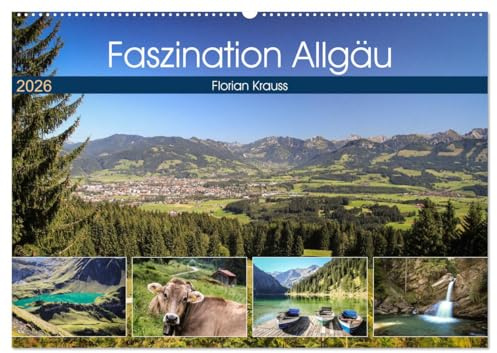 Faszination Allgäu (Wandkalender 2026 DIN A2 quer), CALVENDO Monatskalender: Berge, Seen, unberührte Natur und jede Menge Kühe. Das ist das Allgäu. Perle im Süden. (CALVENDO Natur)