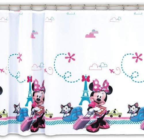 Disney Voile-Netzvorhang, Minnie Maus, 1–225 cm Breite x 150 cm Länge