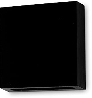 Kwazar Luminaire - Wandleuchte Innen - Wandlampe LED - Indirekte Wandbeleuchtung, Ambientbeleuchtung für Wohnzimmer, Flur, Schlafzimmer - Klein, Neutralweiß 4000 K, 230 V, 2 x 1 W - LEDia.11 Schwarz