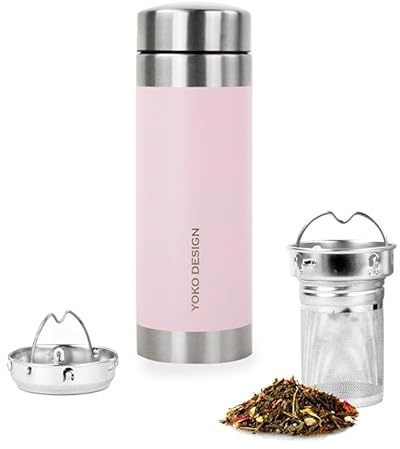Yoko Design - THEIERE ISOTHERME 350 ML coloris ROSE