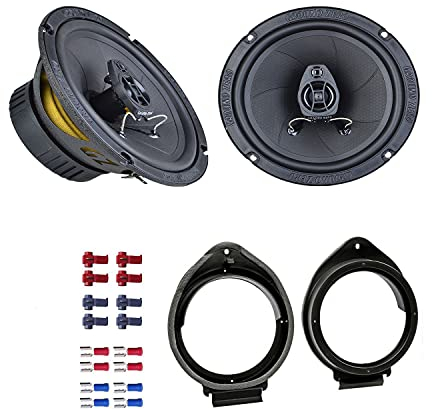 Ground Zero GZIF 6.5 Lautsprecher mit Einbauset passend für Opel Astra K ab 2015 Türen vorne 240 Watt 165mm 2 Wege Koax